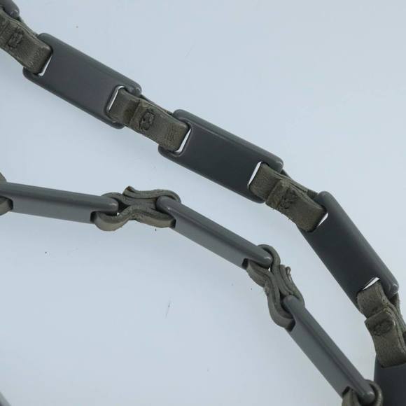 PRADA Tote Bag Nylon Gray Auth mr715 - Picture 8 of 16